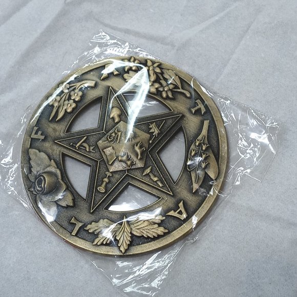 thumbnail image 2 of Masonic All Seeing Eye Car Emblem - 4 Inch Aluminum Auto Badge With Adhesive Back 2 of 14